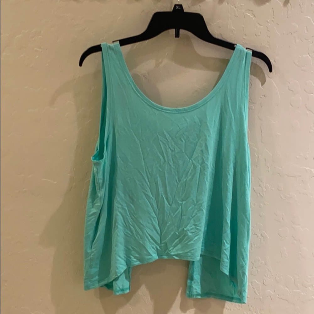 Foreign Exchange Mint Crop Top NWT